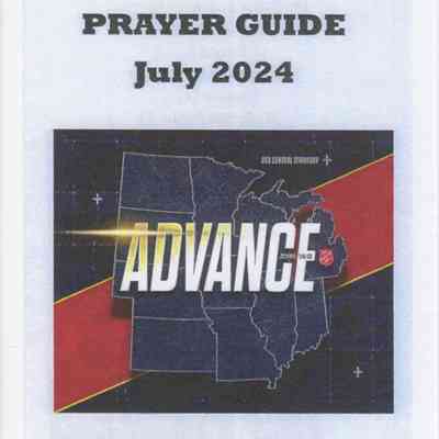 Brochure for THQ Chapel Prayer Guide July 2024