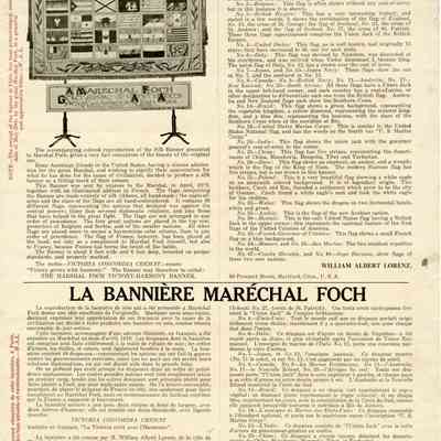 The Marshal Foch Victory-Harmony Banner