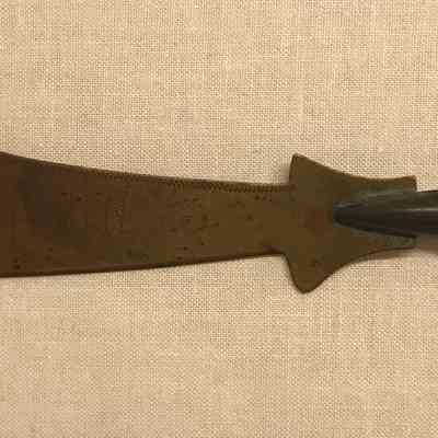 2016.11.46: Copyright: The Salvation Army Central Territory Historical Museum; Origsize: 7.5" x 1.25" x 0.625; Origformat: Artifact