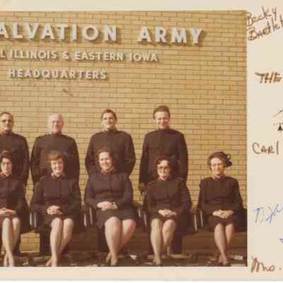 Central Illinois & Eastern Iowa Headquarters Holiday Card 1974: Copyright: The Salvation Army Central Territory Museum; Origformat: Print-Photographic