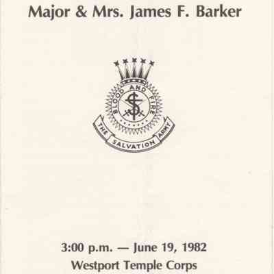 Major and Mrs. James F. Baker Retirement Service Program