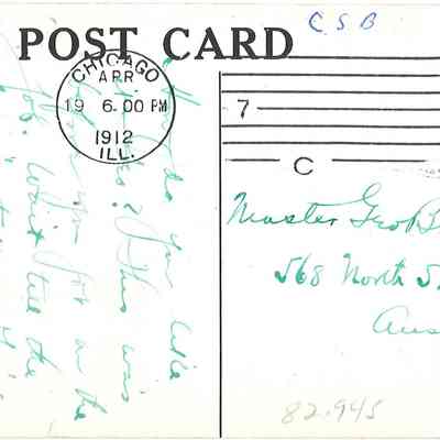 Chicago Staff Band postcard