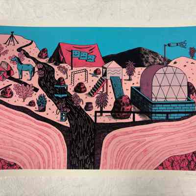 Untitled (Pink Campsite)