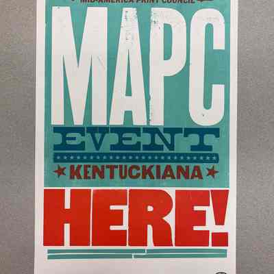 Untitled (Mid-America Print Council Event Poster)