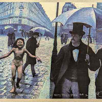 After Caillebotte - Rainy Day in Paris