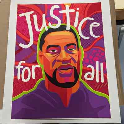 George Floyd Protest Poster
