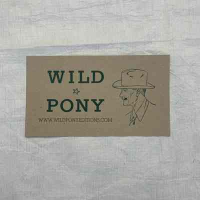Wild Pony (Advertisement Card)