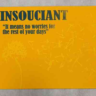 Insouciant 5/33 X