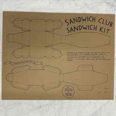 Sandwich Club Sandwich Kit Zine