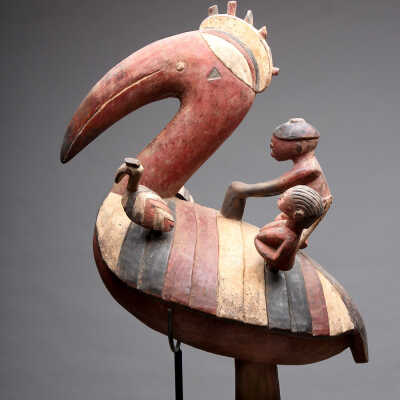 Hornbill with Figures