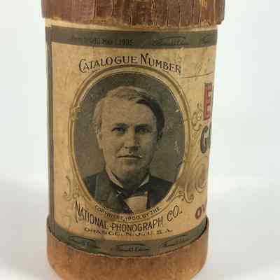 Edison Wax Cylinder Recording