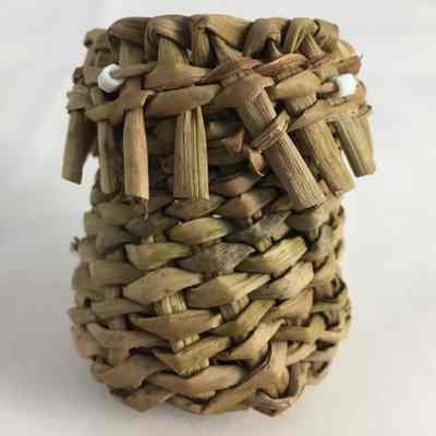 Pomo Miniature Tule Basket
