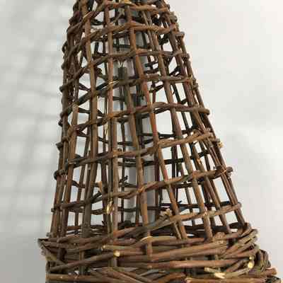 Pomo Style Miniature Burden Basket