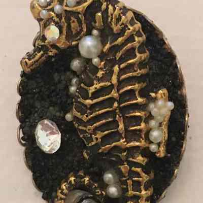 Seahorse Brooch