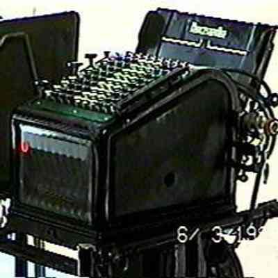 Burroughs Bookkeeping Machine