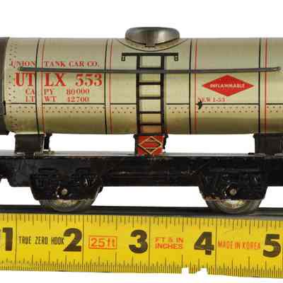 Toy Model Train Tank Railway Car