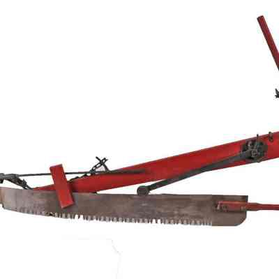 Human powered drag saw Saw