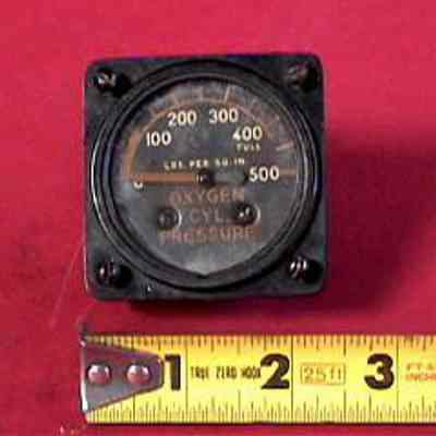 Cylinder Pressure Oxygen Meter