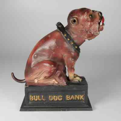 Bull Dog Toy Bank