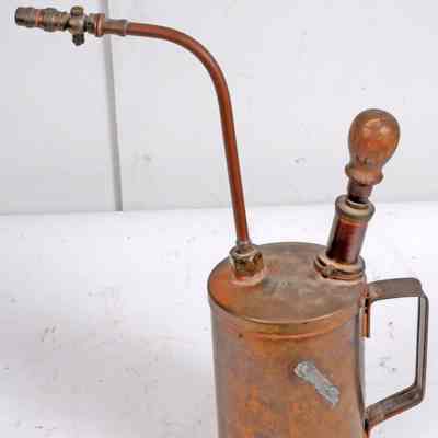 Hand pump (possible blow torch)