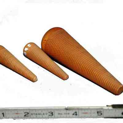 Threaded Tapered Pegs