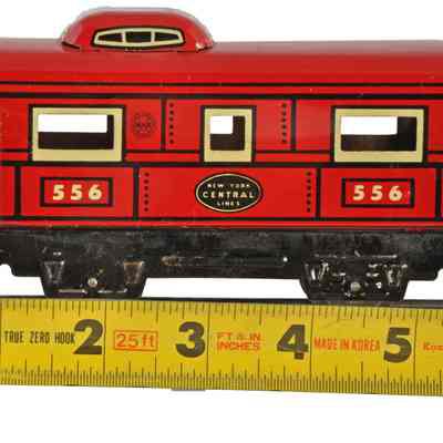 Toy Model Train Caboose Railway Car