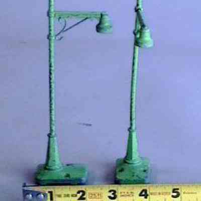 Toy Model Train Street Lights