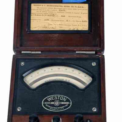 D.C. MICROAMMETER