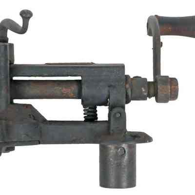 Tinsmith Setting Down Machine