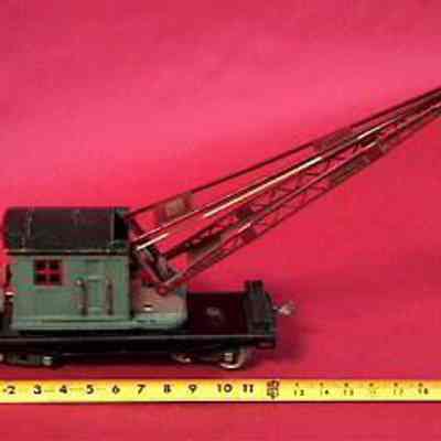 Toy Model Train Crane Railway Car