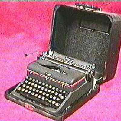 Royal "Aristocrat" Typewriter