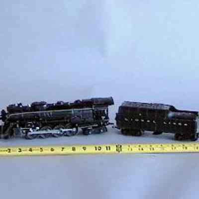 Toy Model Train Tender & Locomotive, Electric