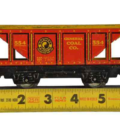 Toy Model Train Hopper Railway Car