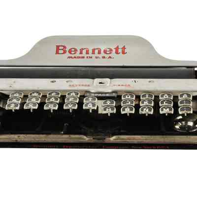 Bennett Typewriter