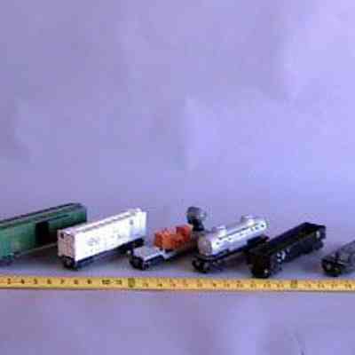 Toy Model Train Railway Cars