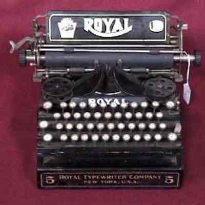 Royal #5 Typewriter