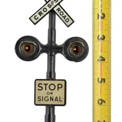 Toy Model Train Flashing Crossing Signal