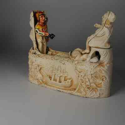 Columbus and Indian Toy Bank