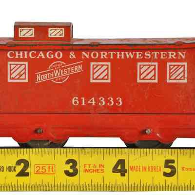 Toy Model Train Caboose Railway Car