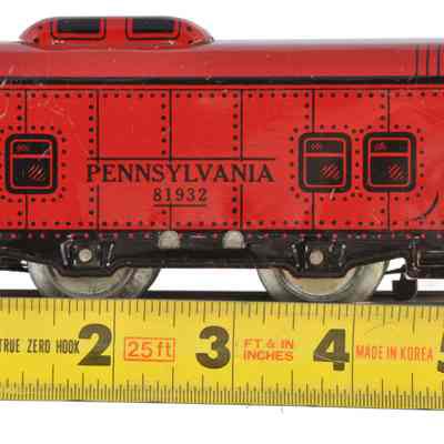 Toy Model Train Caboose Railway Car