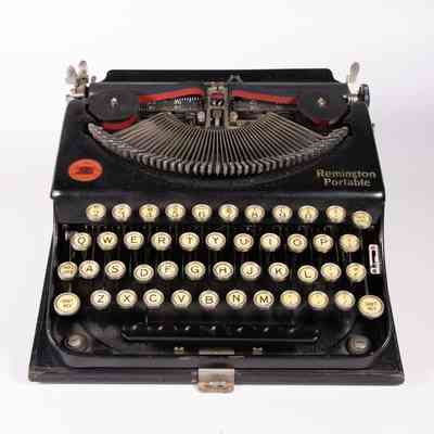 Remington portable typewriter