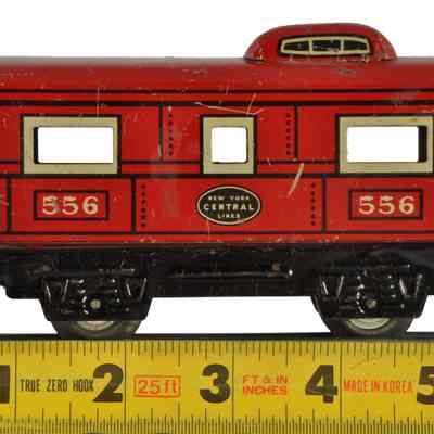 Toy Model Train Caboose Railway Car
