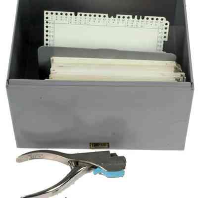 Keysort Punch Cards