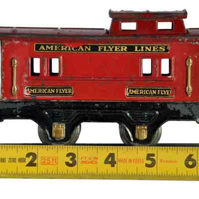 Toy Model Train Caboose Railway Car