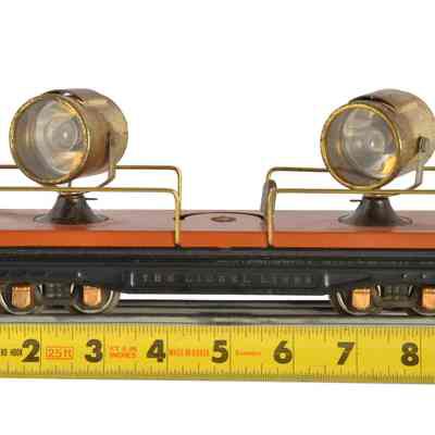Toy Model Train Floodlight Railway Car