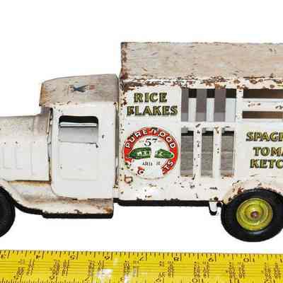 Toy Grocery Delivery Truck