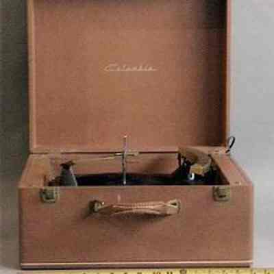Phonograph, portable electric