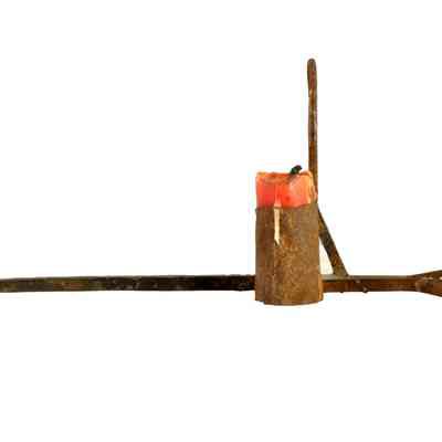 Miners Candle Holder