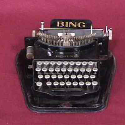 Bingwerke #2 Typewriter