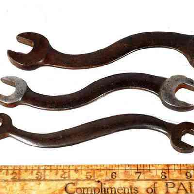 Set of 3 Open End Wrenches